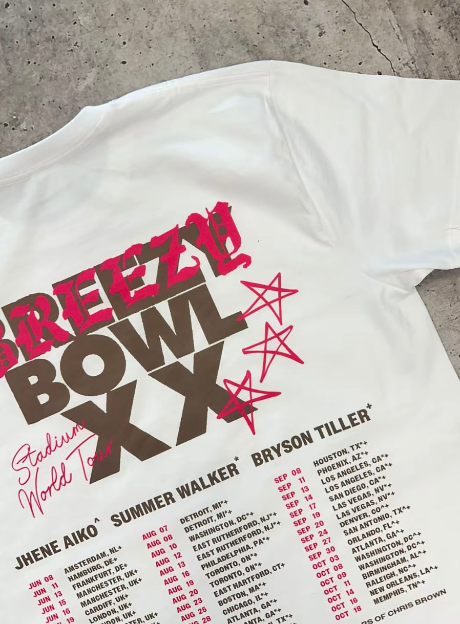 CHRIS BROWN BREEZY BOWL T-SHIRT